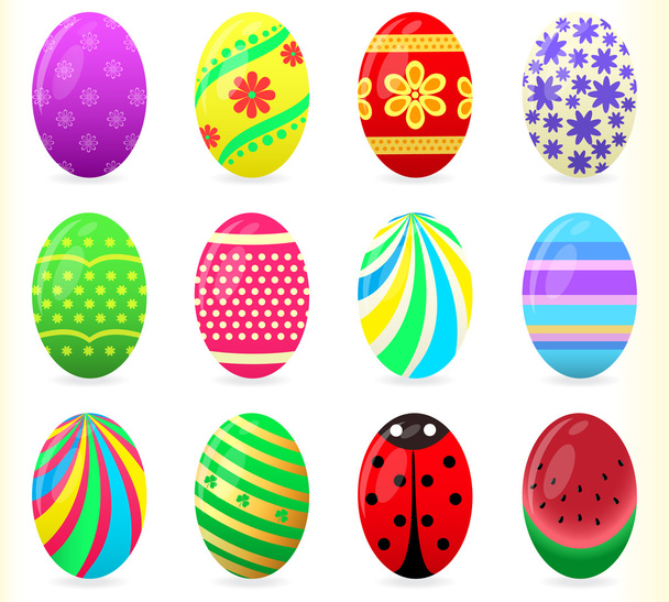 Velikonoční vejce - ilustrace - Vektor, obrázek
