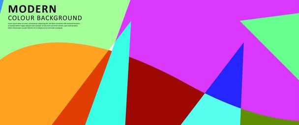 Vectorontwerp Abstract kleurrijke geometrische en vloeiende vectorachtergrond geschikt voor zomerfestival, displays, sjablonen en wallpapers - Vector, afbeelding
