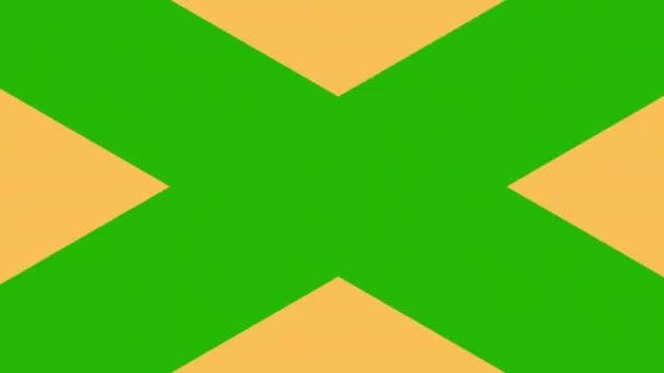 futuristic transition animated white transitions with shape animation. Shape tranition on green background. animation of futuristic transition backgrounds with flat shapes.  - Footage, Video