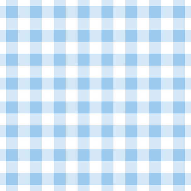 Lindo de moda y moda azul simple gingham a cuadros patrón de fondo plantilla elemento de diseño - Vector, Imagen