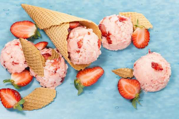Strawberry Ice Cream - Foto, immagini
