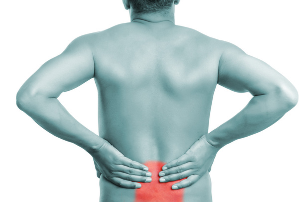 Man with Back pain - Photo, Image