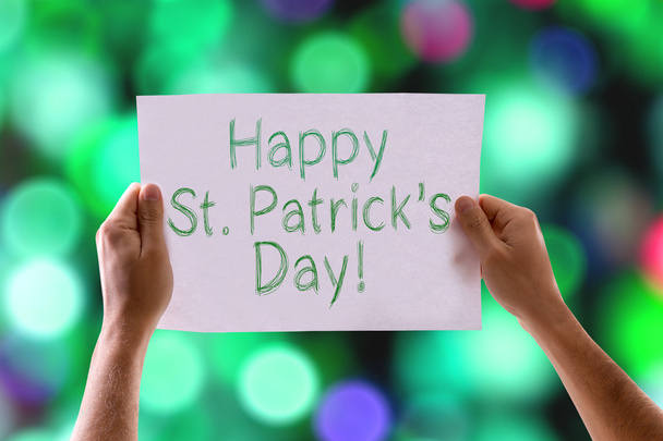 Gelukkige St Patricks Day card - Foto, afbeelding