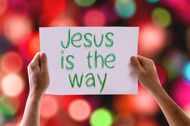 Jezus is de manier kaart - Foto, afbeelding