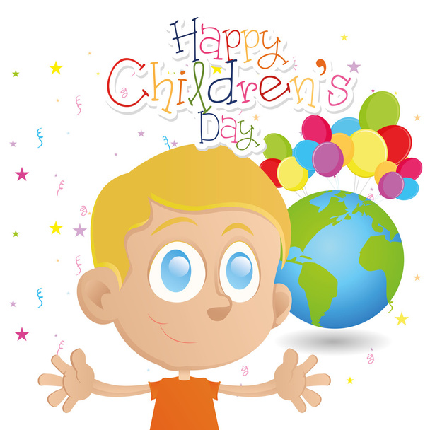 Happy children's day - Vector, Image
