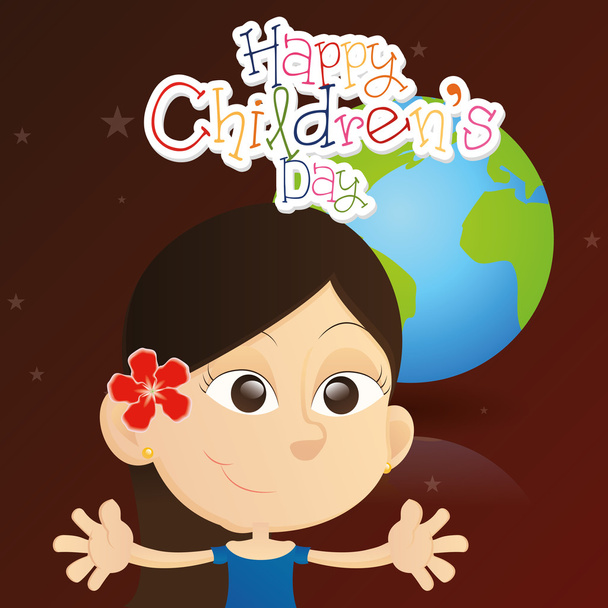 Happy children's day - Vector, Image