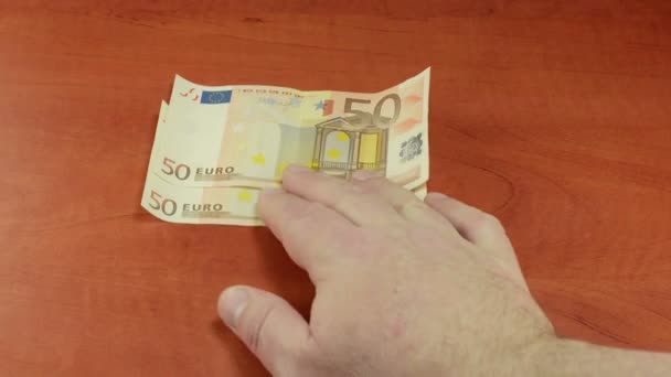 Fraud exchange 10 Euro to Iraqi dinars - Footage, Video