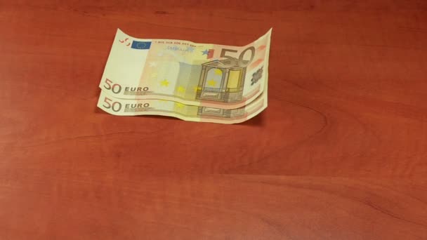 Oszustwa wymiany 100 Euro do Korei Południowej notatki - Materiał filmowy, wideo