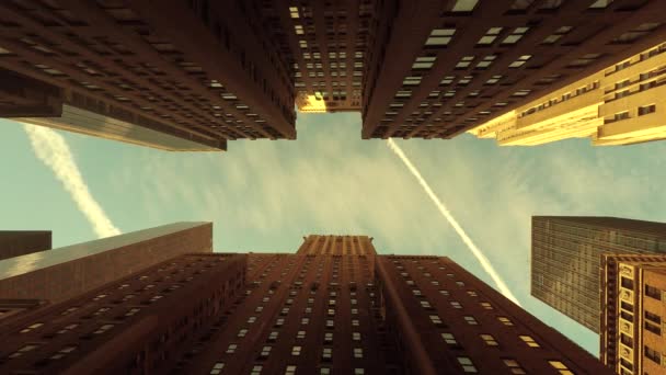 Urban City Skyline Metropolis Buildings. Filmati 4k di alta qualità - Filmati, video