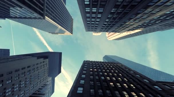 Urban City Skyline Metropolis Buildings. High quality 4k footage - Footage, Video