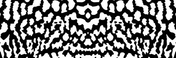 Künstlerische Motive Pattern Inspiriert von Symphysodon oder Discus Fish Skin, zur Dekoration, Verzierung, Hintergrund, Website, Tapete, Mode, Interieur, Cover, Animal Print oder Grafik-Design-Element - Vektor, Bild