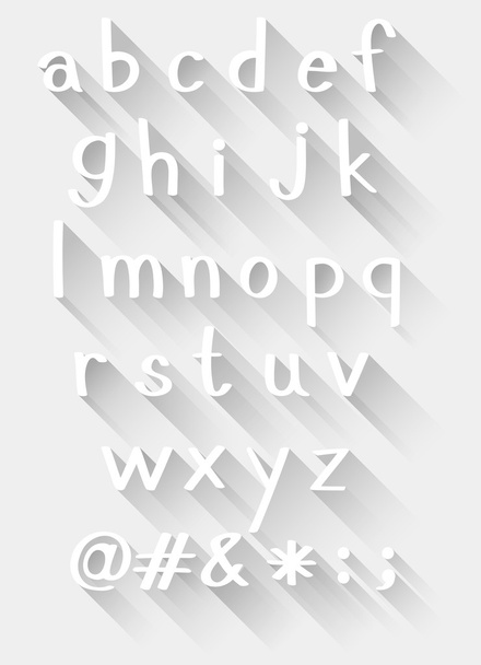 Blurry template of the letters - Vector, Imagen