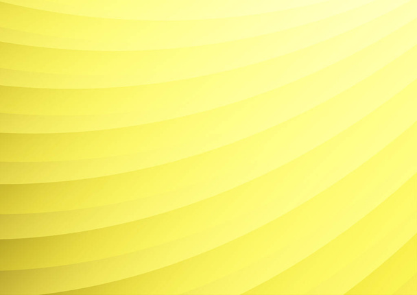 abstraites courbes de fond jaune ton de couleur pour illustrateur vectoriel papier peint - Vecteur, image