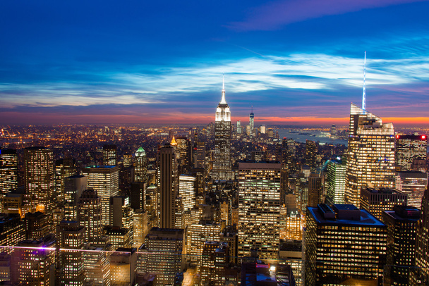 beroemde wolkenkrabbers van new york - Foto, afbeelding