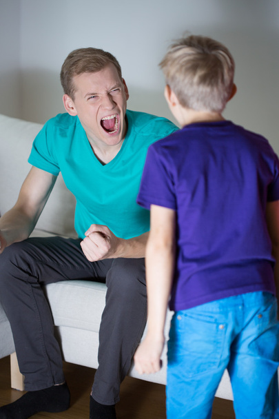 Yelling father - Foto, imagen