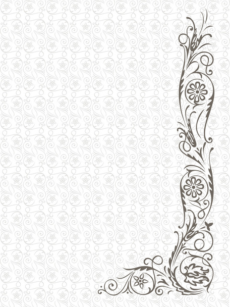 Seamless floral background ornament flower - Vector, Image