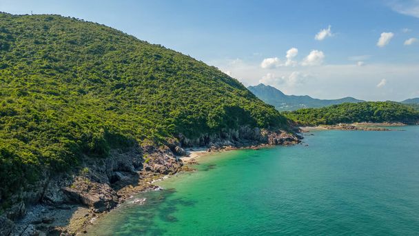 Pak Shui Wun Tranquil tengerparti szépség Hong Kong, Aug 15 2023 - Fotó, kép