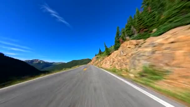 Road trip tour Montagne Rocciose Colorado Stati Uniti - Filmati, video