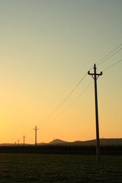 krachtpool bij zonsondergang - Foto, afbeelding