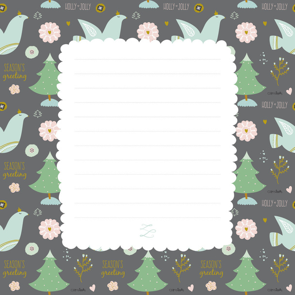 Lovely page for notes - Vector, Imagen