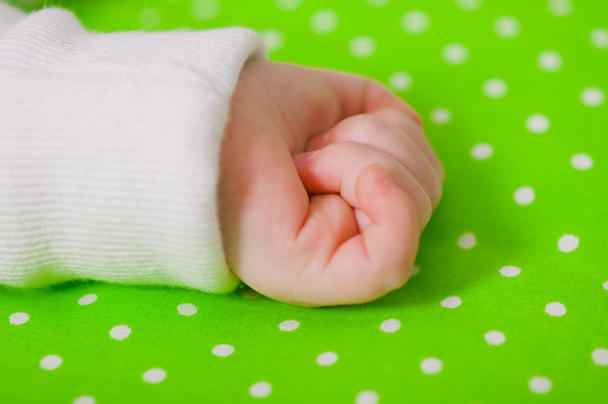 Hand of a little baby sleeping - Фото, зображення
