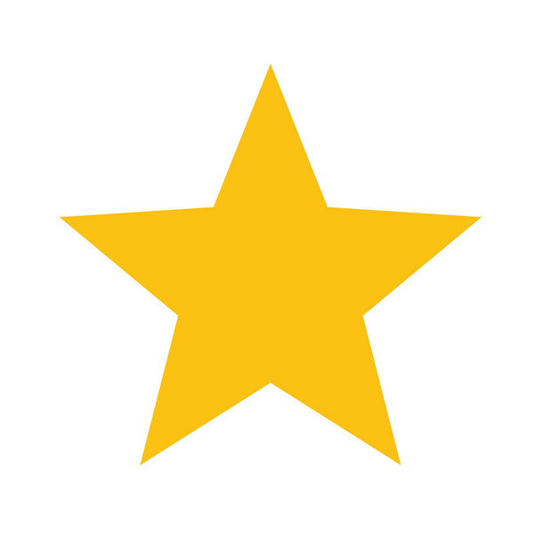 Hvězda - ikona vektoru. Žebříček. Piktogram webové stránky Star - Vektor, obrázek