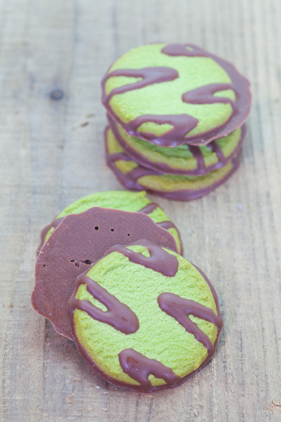 Green tea cookies - Photo, Image