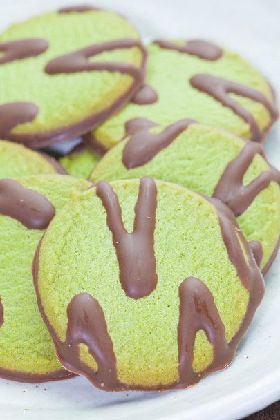 Green tea cookies - Photo, Image