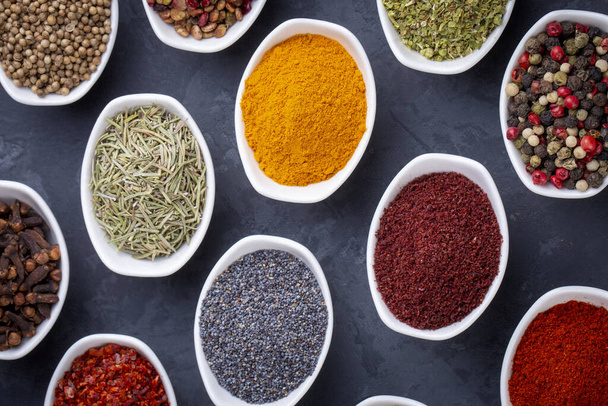 Mixed various spices, Assorted various spices - Photo, Image