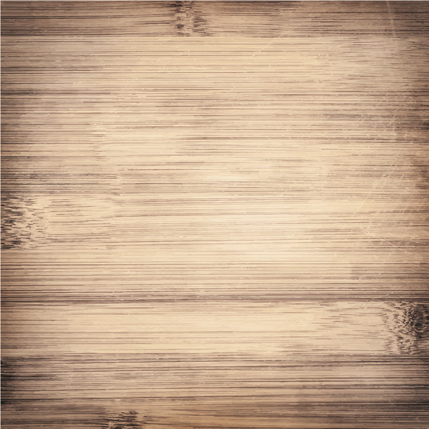 Brown scratched wooden cutting board. - Vector, Image