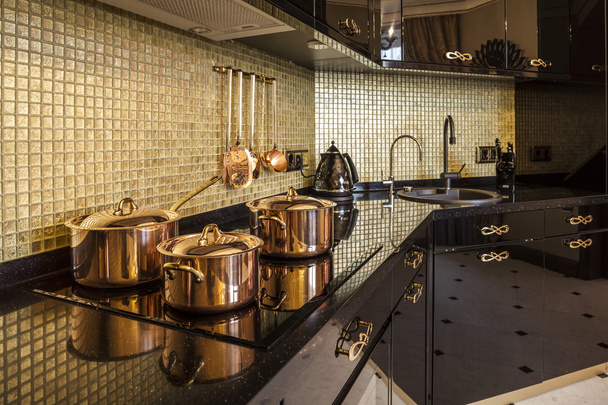 Luxury  kitchen - Fotó, kép