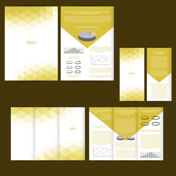 poster, brochure design background - Vektor, obrázek