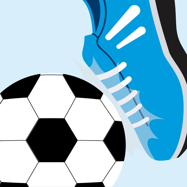 Voetbal voetbal  - Vector, afbeelding