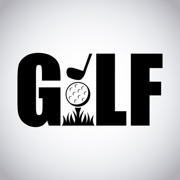 disegno di sport di golf  - Vettoriali, immagini