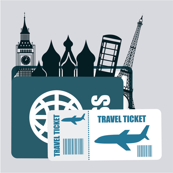 travel vacations - Vector, Image