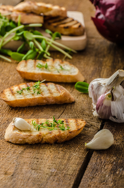 Garlic toast toasted panini - Foto, Imagen