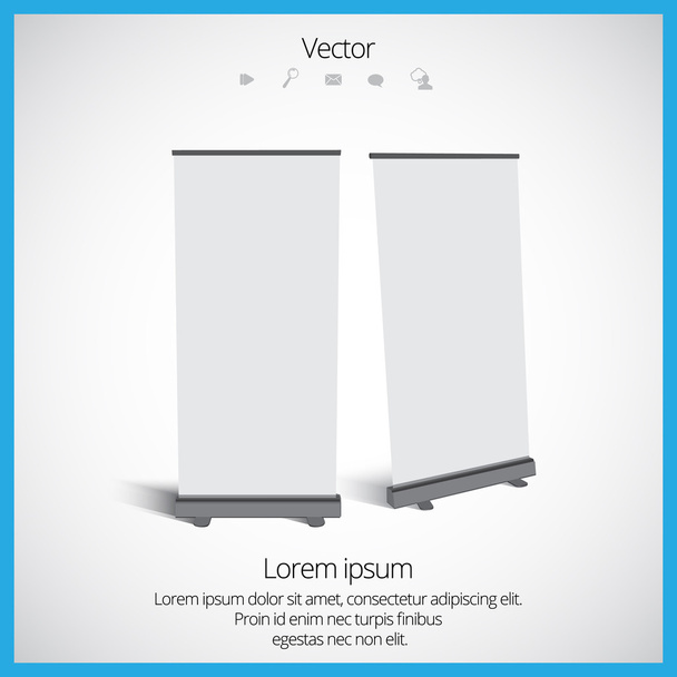 Roll up banner stojan design - Vektor, obrázek
