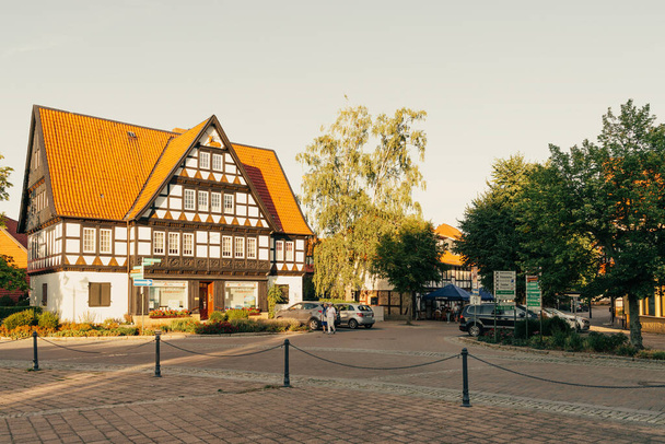 gyönyörű kilátás Ilsenburg város, Németország - Fotó, kép