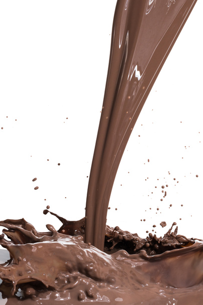 forró csokoládé splash - Fotó, kép