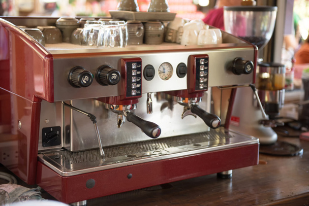 Coffee making in coffee shop - Photo, image