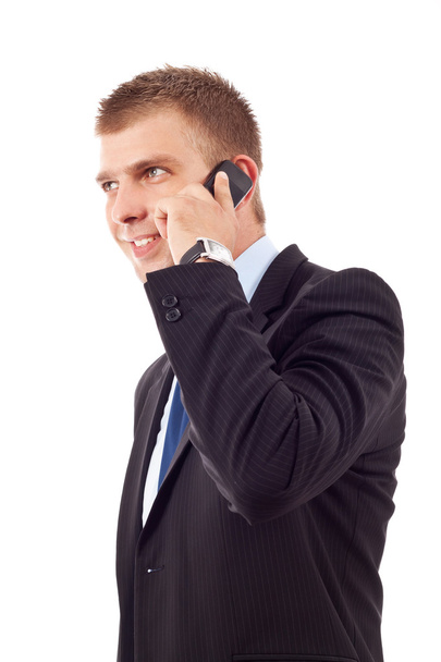 Business man talking on phone - Fotoğraf, Görsel