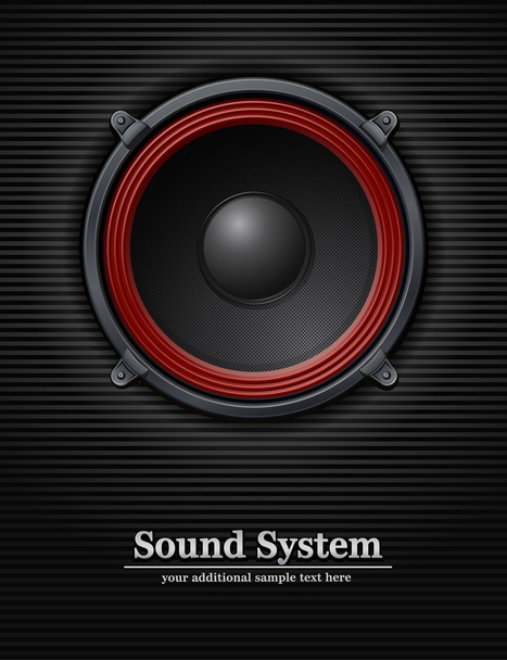 Sound loud speaker - Vektor, obrázek