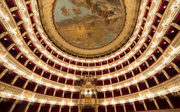 Teatro san carlo, όπερα Νάπολη, Ιταλία - Φωτογραφία, εικόνα