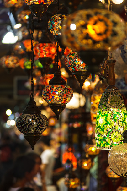 Török lámpások, a Grand Bazaar - Fotó, kép
