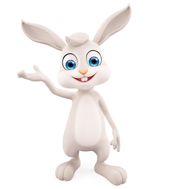 Easter Bunny with presentation pose - Photo, Image