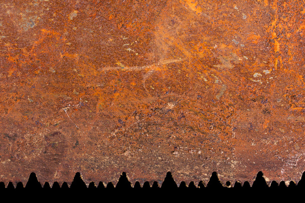Rusty hoja de sierra de fondo
 - Foto, imagen