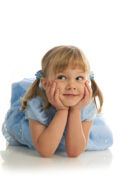 Happy small girl - Valokuva, kuva