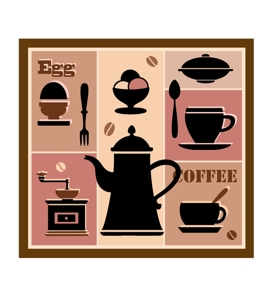 Cafe elements - Vecteur, image