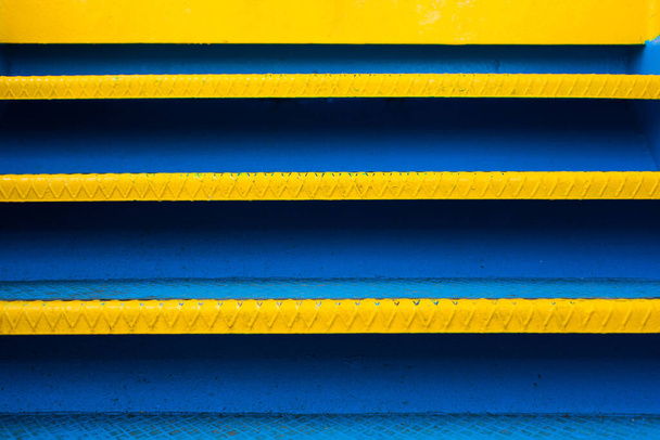 Detalle de la cubierta del Ferryboat, superficies de metal pintado - Foto, Imagen