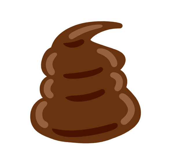 Digital illustration of a stinky poop - Photo, image